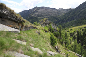 Cresta sud del Pizzo Sascòla