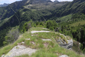 Cresta sud del Pizzo Sascòla