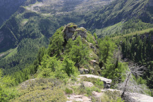 Cresta sud del Pizzo Sascòla