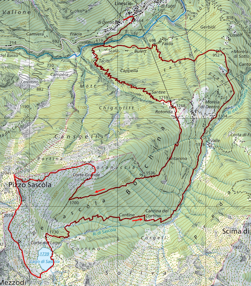 Carte du Chemin