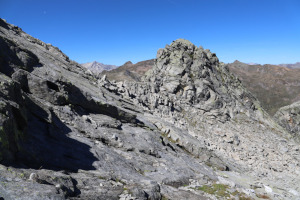 Via di discesa dal Poncione dei Laghetti Via di discesa dal Poncione dei Laghetti