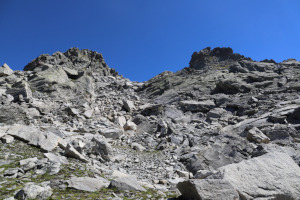 Via di discesa dal Poncione dei Laghetti Via di discesa dal Poncione dei Laghetti