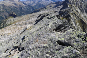 Via di discesa dal Poncione dei Laghetti Via di discesa dal Poncione dei Laghetti