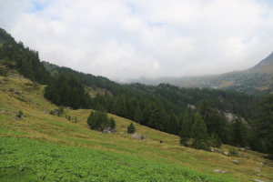 Salendo verso la Capanna Poncione di Braga