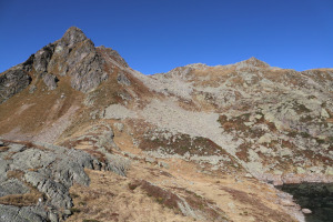 Via di salita al Poncione di Mezzo