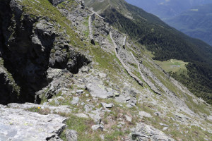 Bocchetta tra le due cime del Poncione di Nara