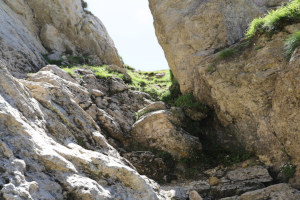 Passaggio verso il Poncione di Nara