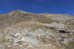Via di salita alla Punta Negra Via di salita alla Punta Negra