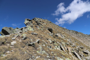 Via di salita alla Punta Negra Via di salita alla Punta Negra