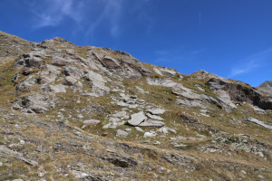 Via di salita alla Punta Negra Via di salita alla Punta Negra