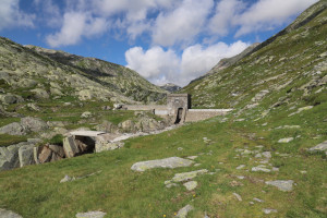 Presa d'acqua a quota 2228 metri