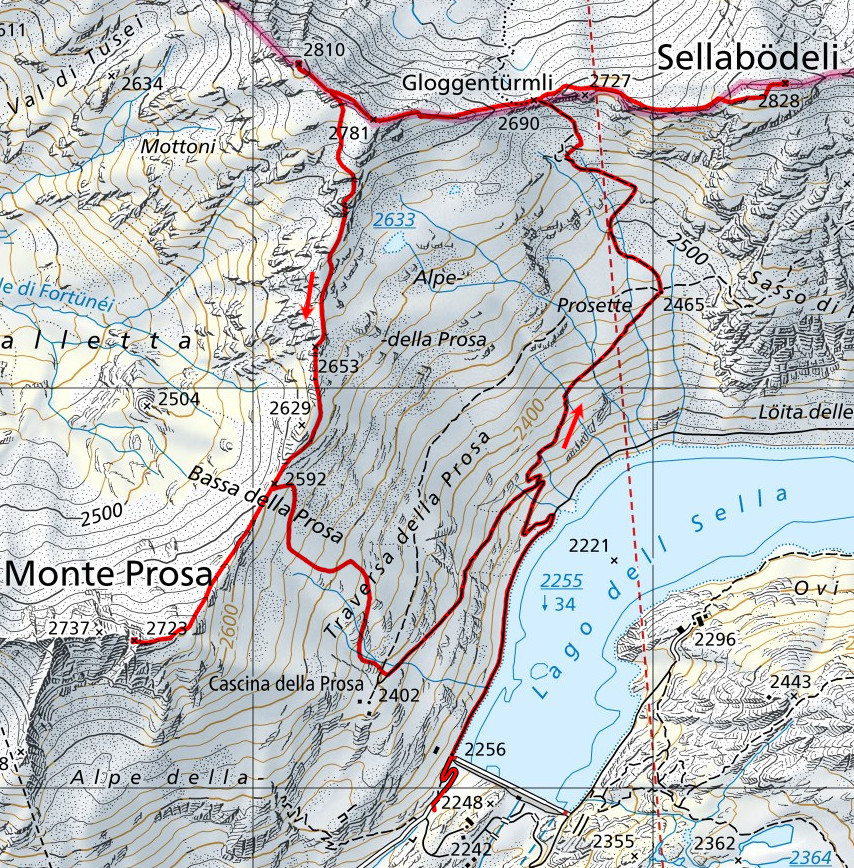 Carte du Chemin