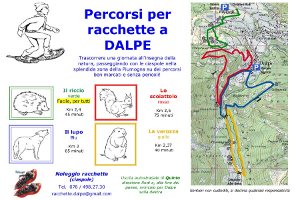 Racchette a Dalpe - Prospetto