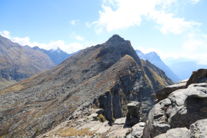 Cresta verso la Cima di Pinadee