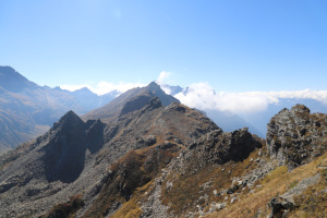 Cresta verso la Cima di Pinadee