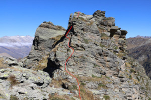 Via Alta della Val Carassino (con tracciato)