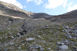 Via di salita al Ghiacciaio di Giumello