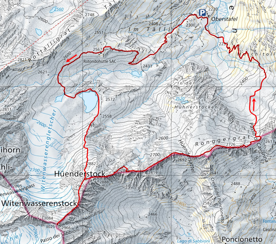 Carte du Chemin