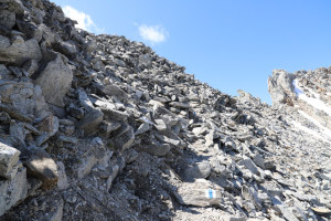 Sentiero che sale alla cima est del Witenwasserenstock