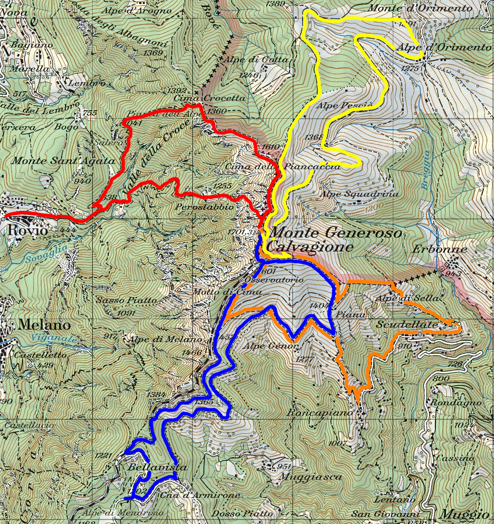 Carte des Variantes