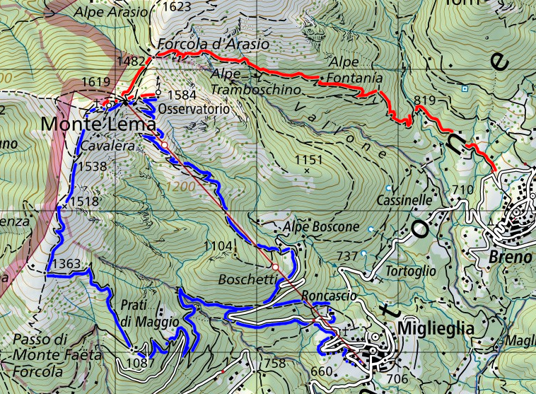 Carte des Variantes