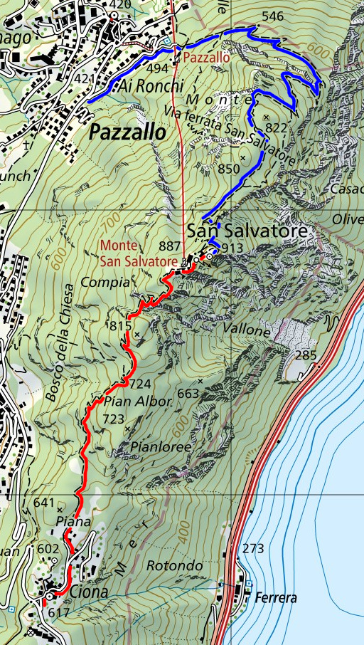 Carte des Variantes